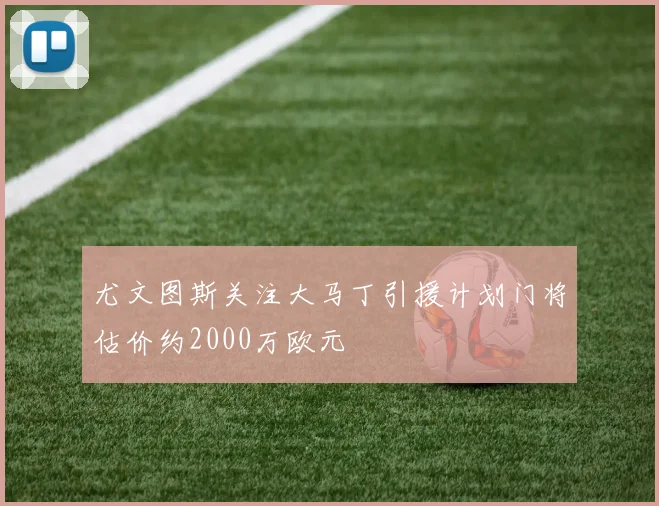 尤文图斯关注大马丁引援计划门将估价约2000万欧元